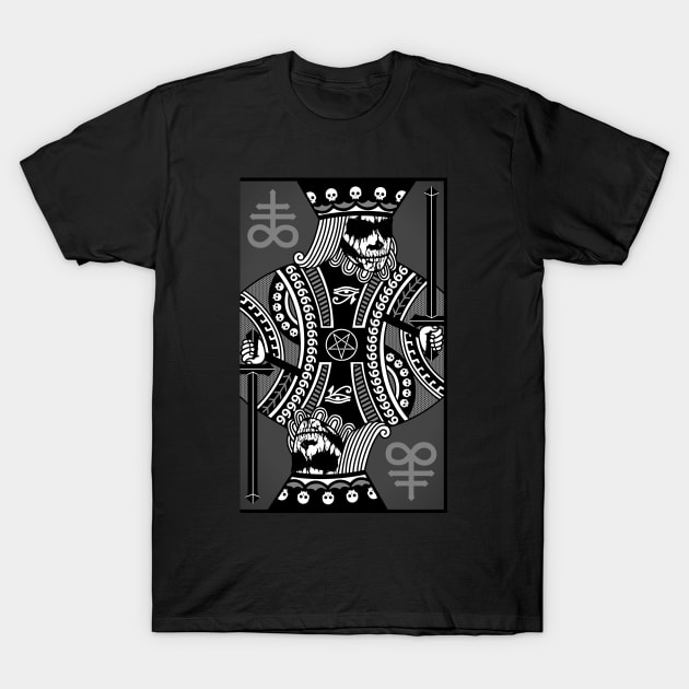 Dark Card T-Shirt by ilcalvelage